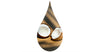 Noix de coco dans une goutte