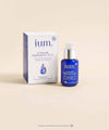 anti cerne bio packshot baume et étui ium sur fond beige
