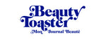 logo Beauty Toaster bleu ium sur fond blanc